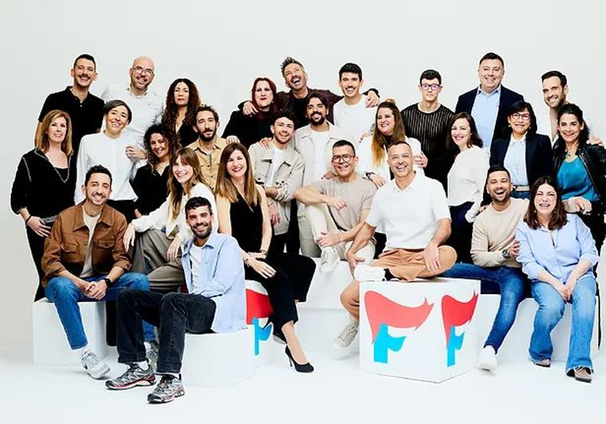 El equipo de Fabricantes Studio, la nueva productora de Óscar Cornejo y Adrián Madrid