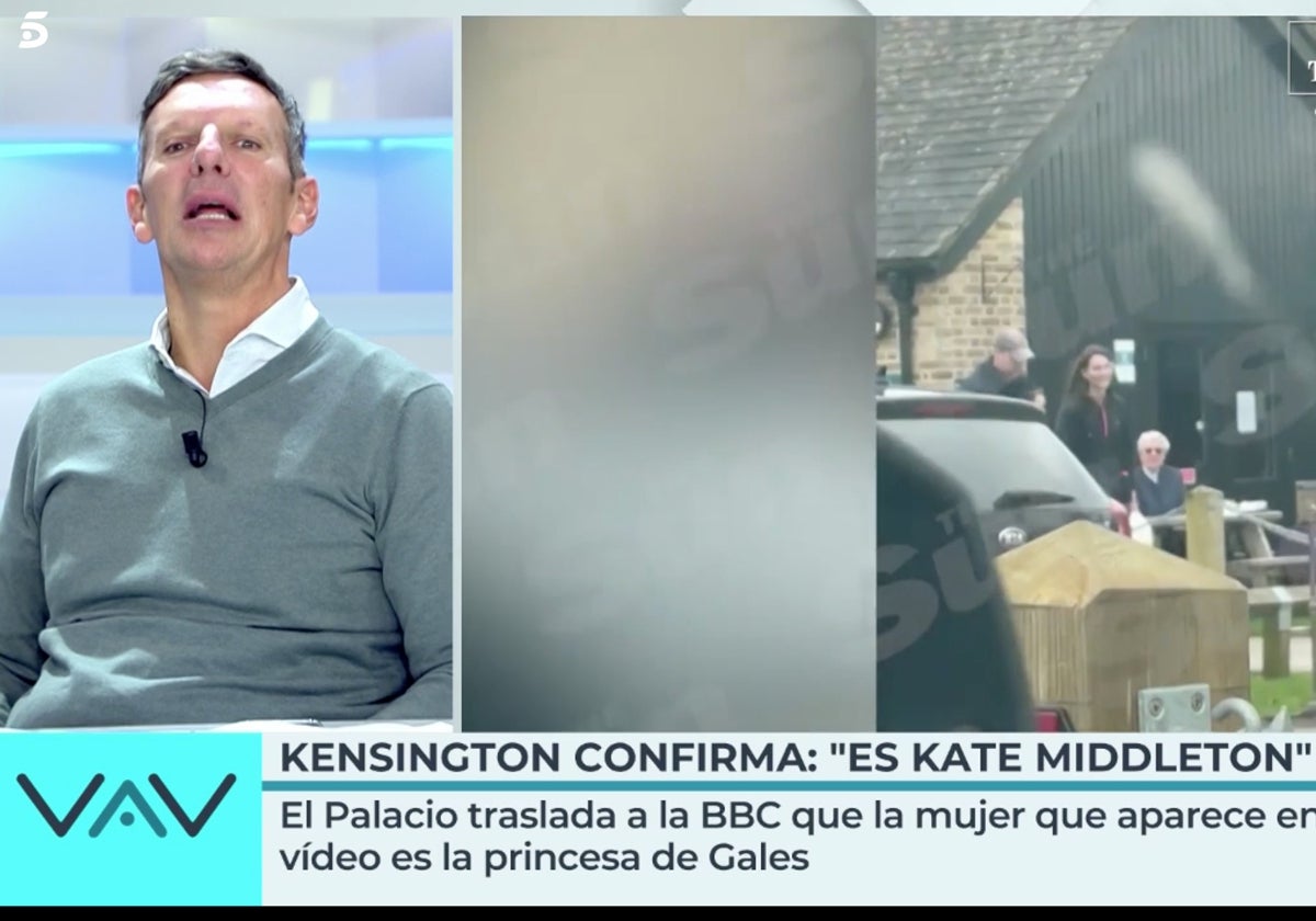 Joaquín Prat, presentador de 'Vamos a ver', ha alucinado al conocer el dato del vídeo de Kate Middleton.