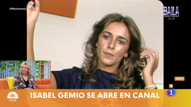 Isabel Gemio con 22 años