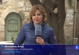 Amenazan a Almudena Ariza en directo durante una conexión en Israel y TVE se ve obligada a cortar la emisión