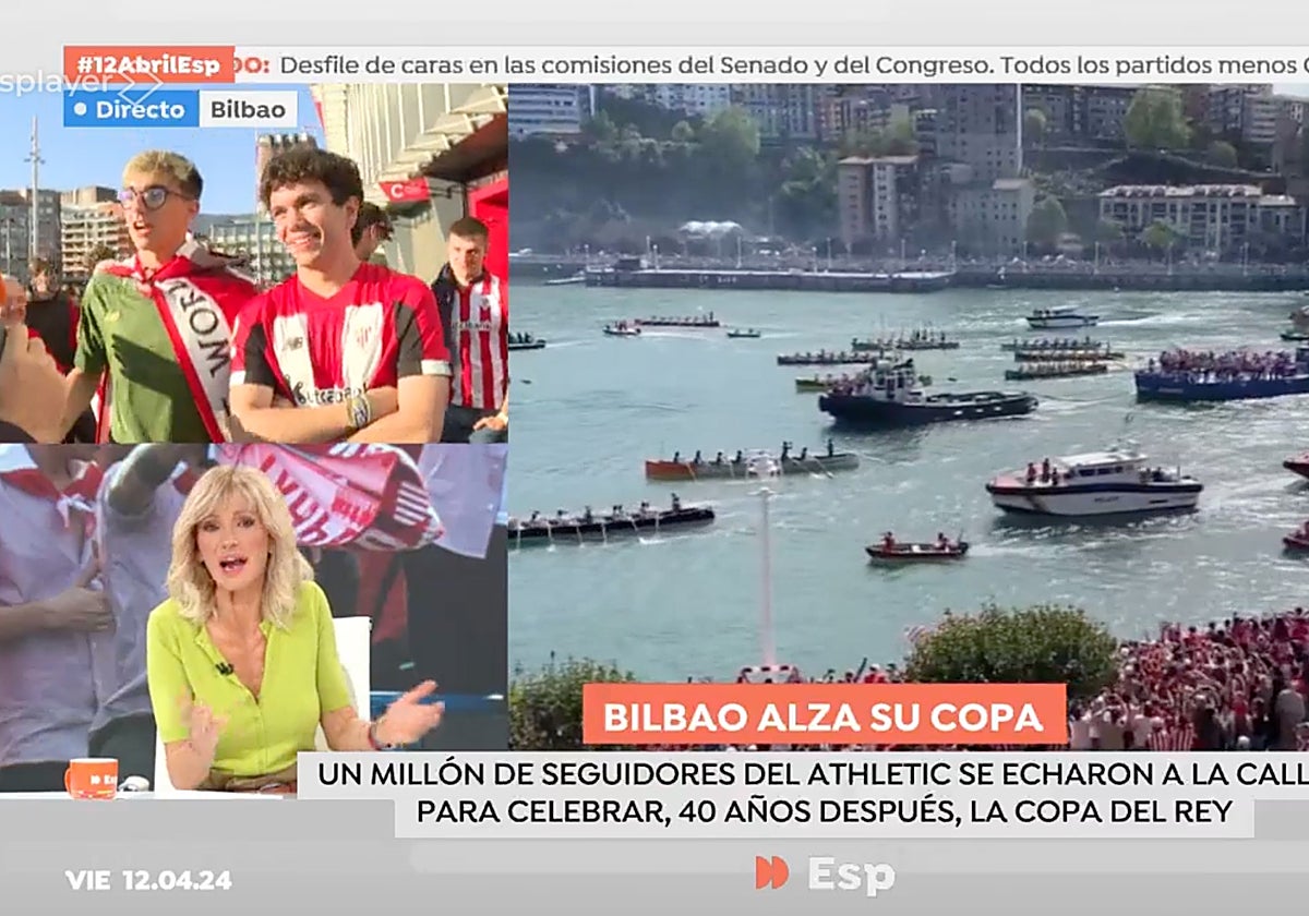 Susanna Griso también reprochó al reportero de 'Espejo Público' su pregunta.