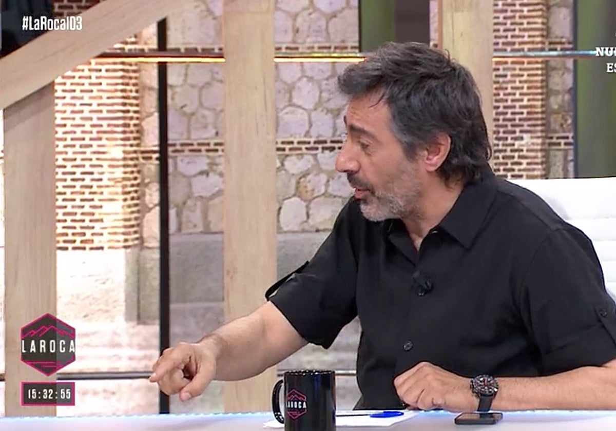 Juan del Val, colaborador de 'La Roca', se plantó ante la decisión adoptada por el programa.
