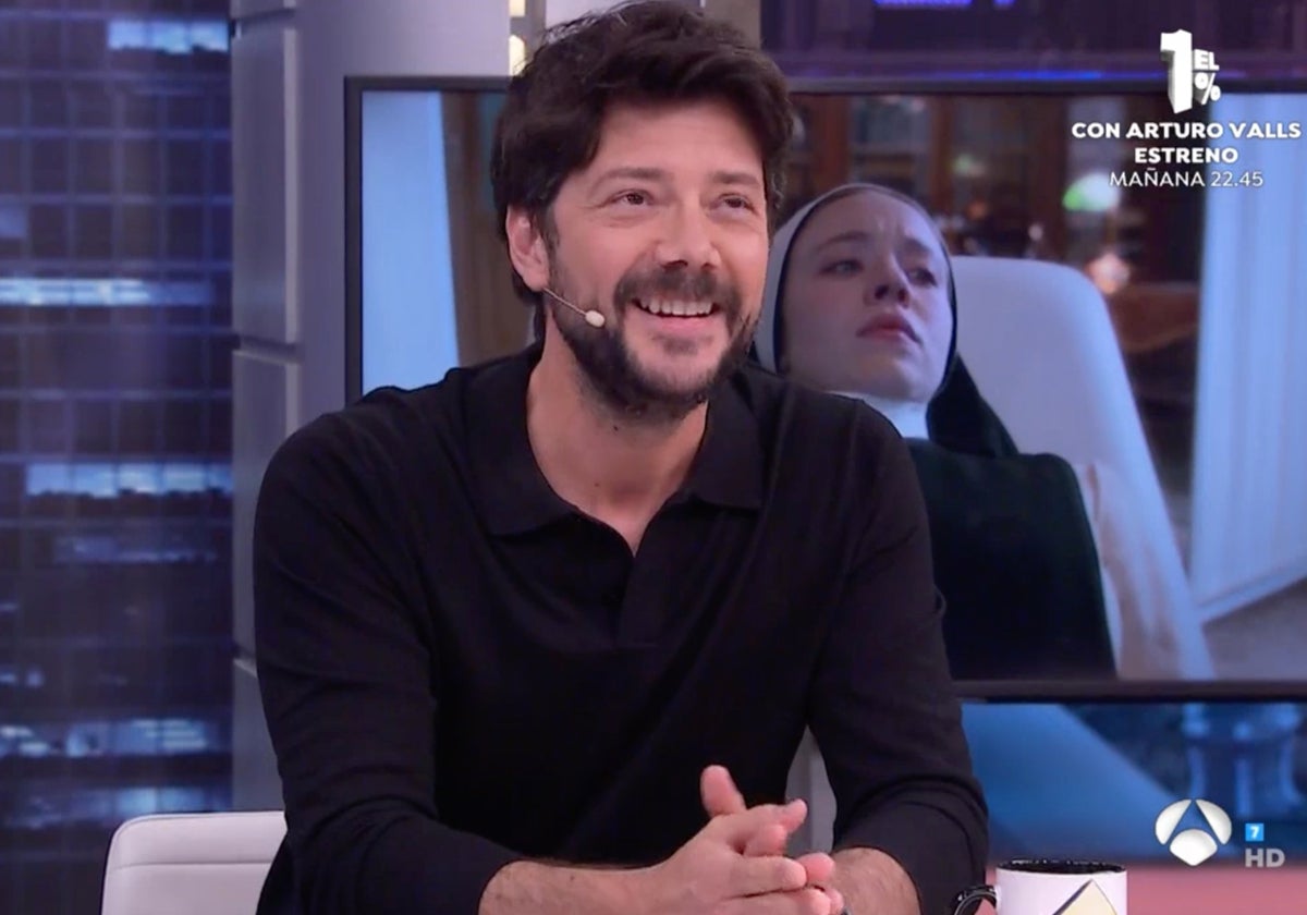 Álvaro Morte ha presentado en 'El Hormiguero' su nueva película
