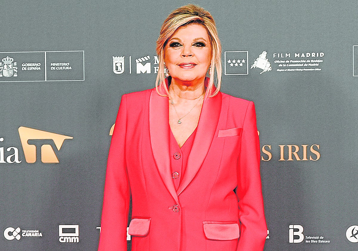 Terelu Campos durante la entrega de los Premios Iris