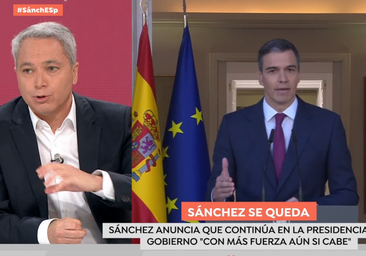 Vicente Vallés recrimina a Pedro Sánchez la dejación de funciones y le retrata: «Sólo le importan...»