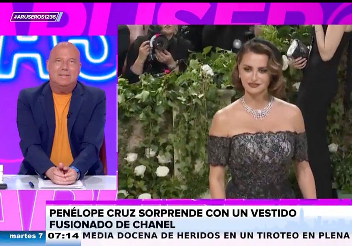 Alfonso Arús comentó los diseños más destacados de la Gala MET, entre los que mostraron el de Penélope Cruz.