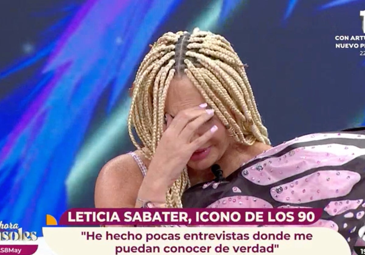 Leticia Sabater rompió en lágrimas ante Sonsoles Ónega en 'Y ahora Sonsoles'.