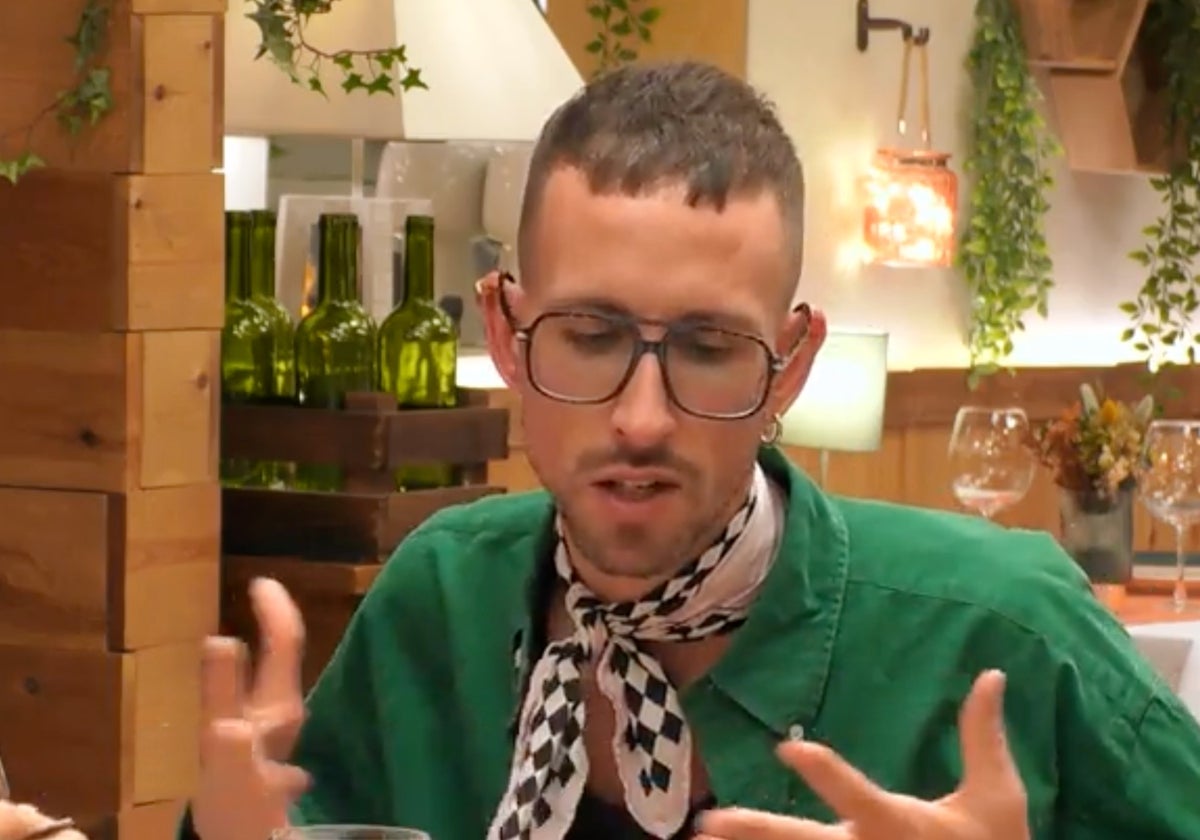 Jaime durante su cita en 'First Dates'