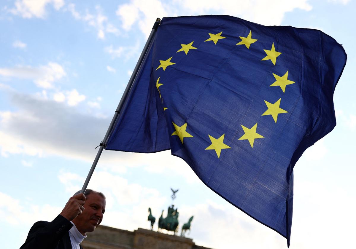 La bandera de la UE