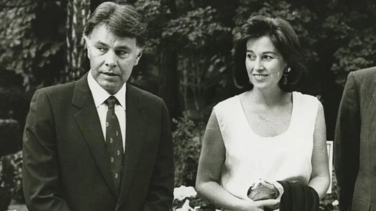 En la imagen, Felipe González y su exesposa, Carmen Romero