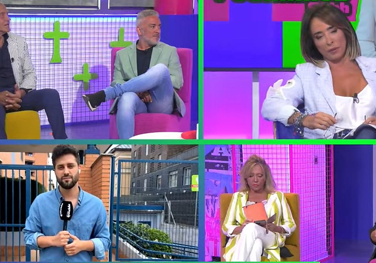 María Patiño ha saludado de manera especial a un nuevo integrante de 'Ni que fuéramos'.