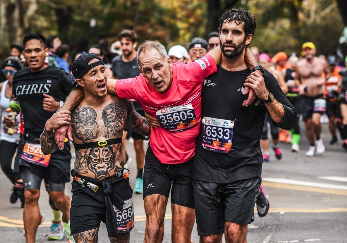 Tamar Novas, en la maratón de NYC