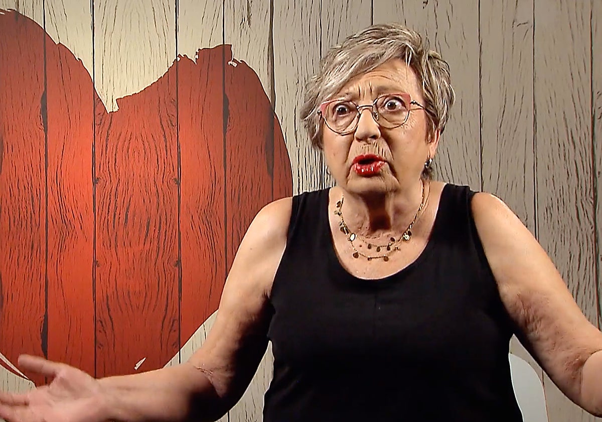 Concha durante su cita en 'First Dates'