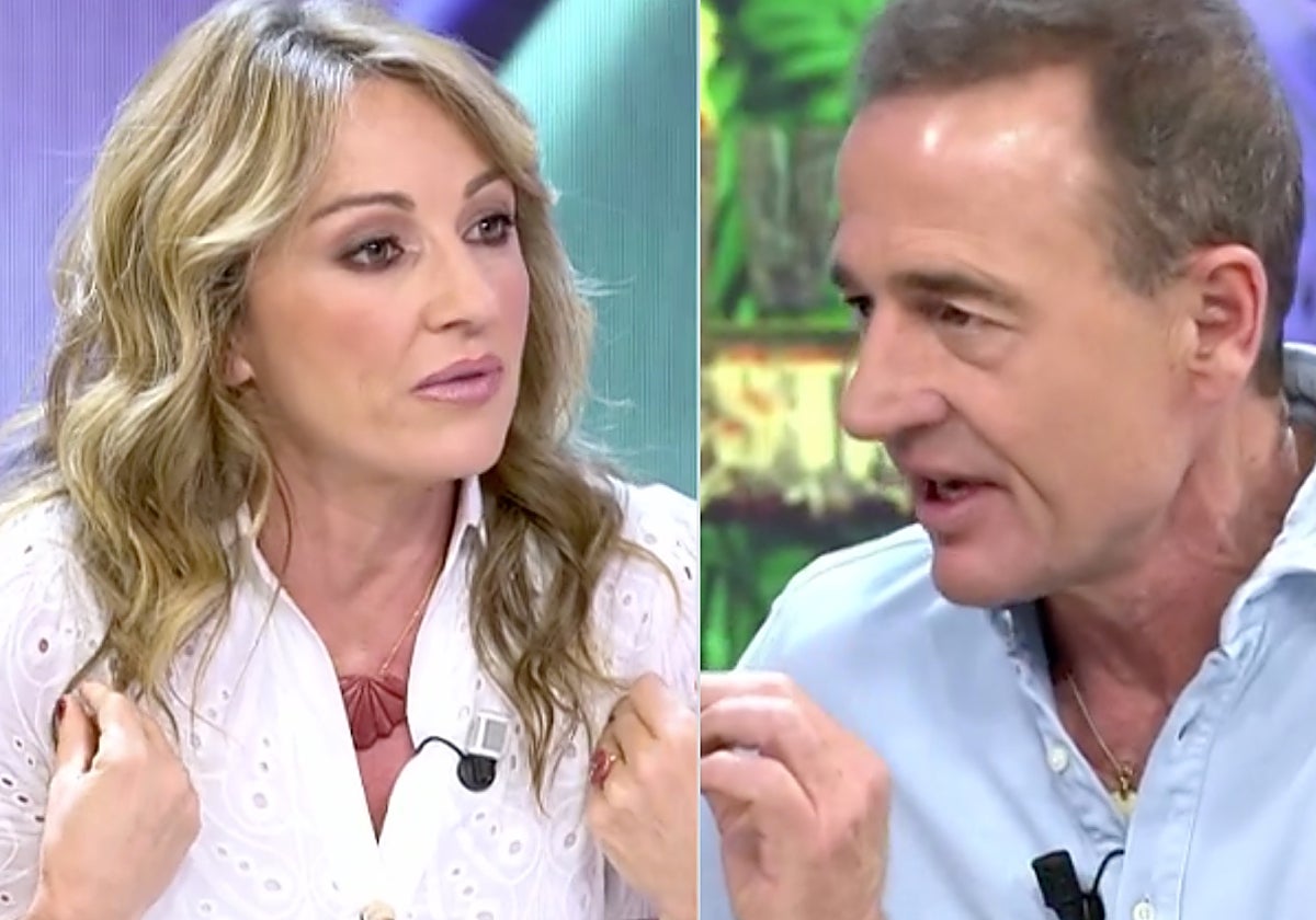 Alessandro Lecquio ha tenido un duro enfrentamiento con Sandra Aladro en 'Vamos a ver'.