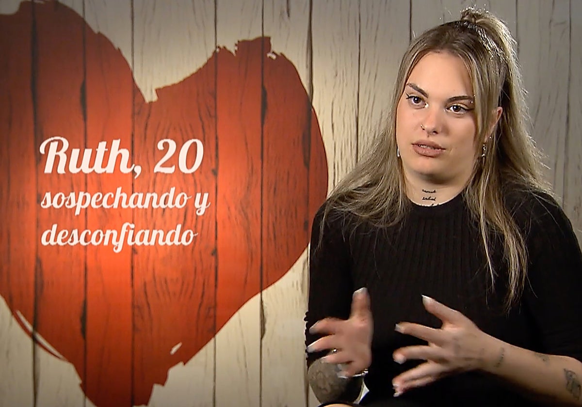 Ruth durante su paso por 'First Dates'