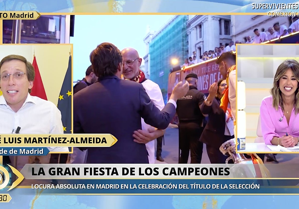 José Luis Martínez-Almeida ha estado en directo en 'La mirada crítica' y ha respondido sin filtros sobre el polémico saludo de Carvajal a Pedro Sánchez.