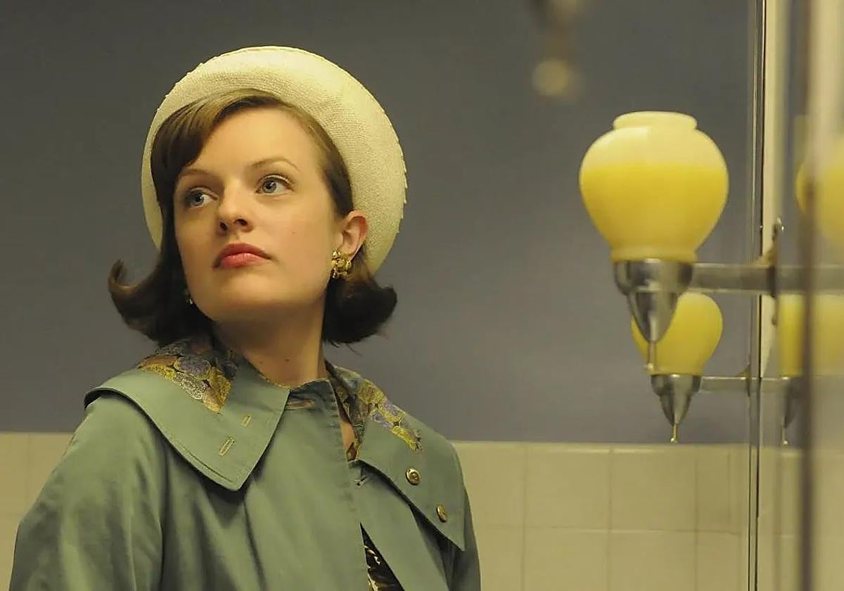 Elisabeth Moss interpreta a Peggy Olson en 'Mad Men'