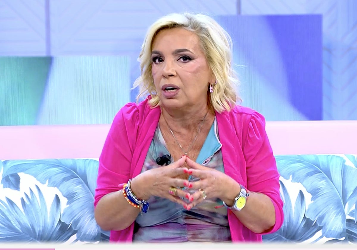Carmen Borrego se ha negado a contestar a una compañera de 'Vamos a ver'.