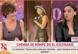 Chenoa, emocionada en su 'improvisado' regreso a los escenarios: «Me han dado más cera de lo normal»