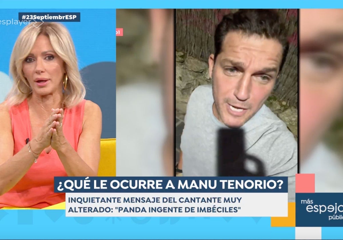 Susanna Griso ha lanzado desde 'Espejo Público' un consejo a Manu Tenorio tras su última polémica.