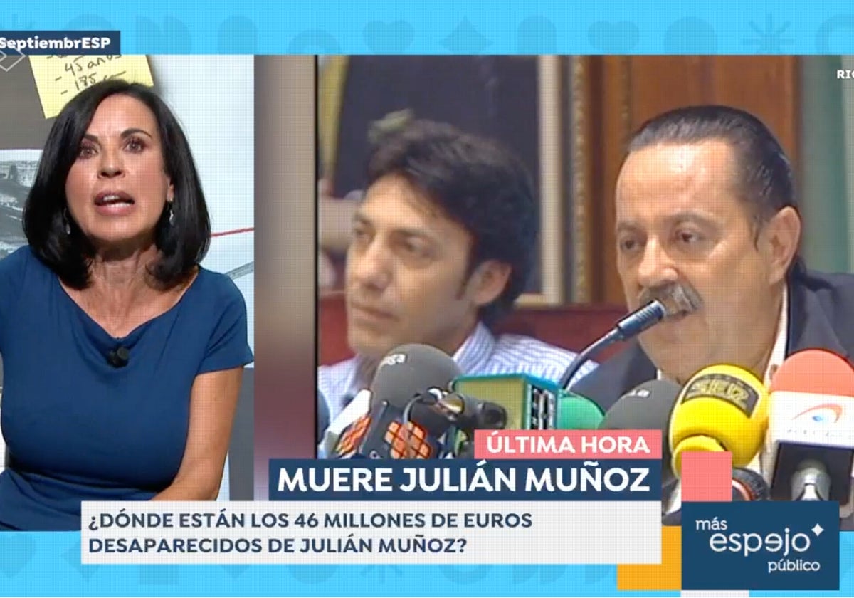 Beatriz de Vicente, colaboradora de 'Espejo Público', ha hablado sobre los 46 millones de Julián Muñoz.