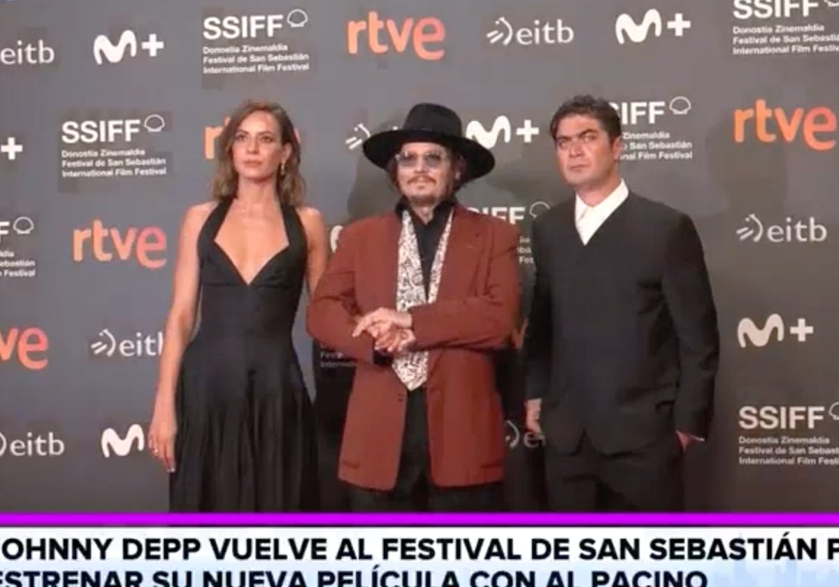 Alfonso Arús ha reaccionado al ver a Johnny Depp en el Festival de San Sebastián