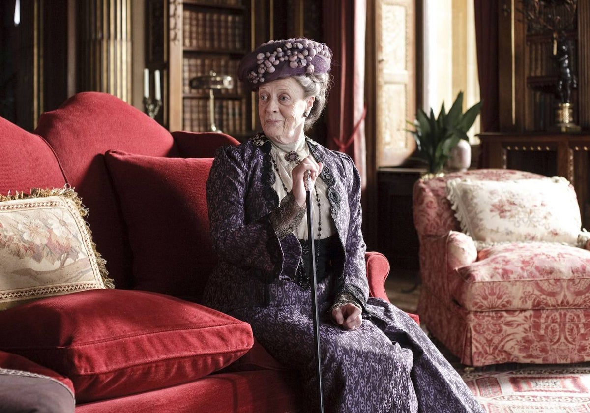 Maggie Smith, en la serie 'Downton Abbey'