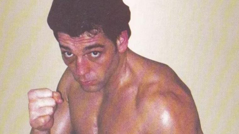 El actor Hovik Keuchkerian, durante su etapa como boxeador profesional