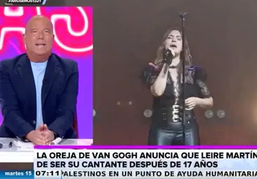 Alfonso Arús, rotundo sobre lo ocurrido entre 'La oreja de Van Gogh y Leire Martínez: «Es evidente»