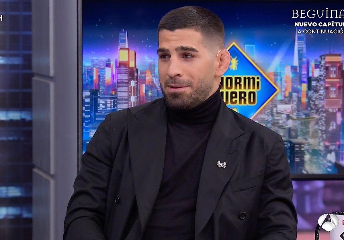 Ilia Topuria durante su visita más reciente a 'El Hormiguero'