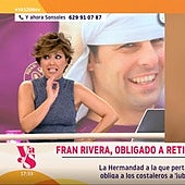 Fran Rivera se confiesa ante Sonsoles Ónega por el 'drama' que lo ha dejado «destrozado»: «¡Nunca imaginé que me podía pasar!»