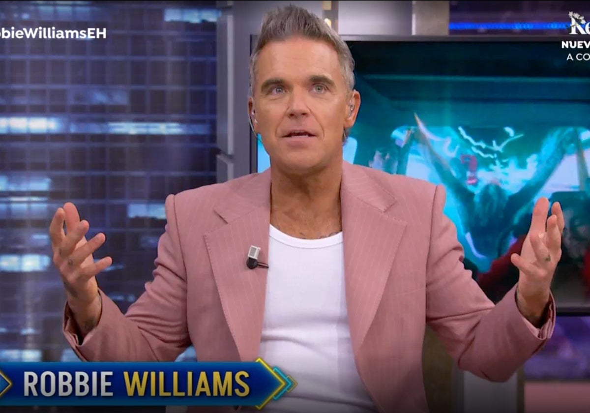 Robbie Williams se ha estrenado en 'El Hormiguero'