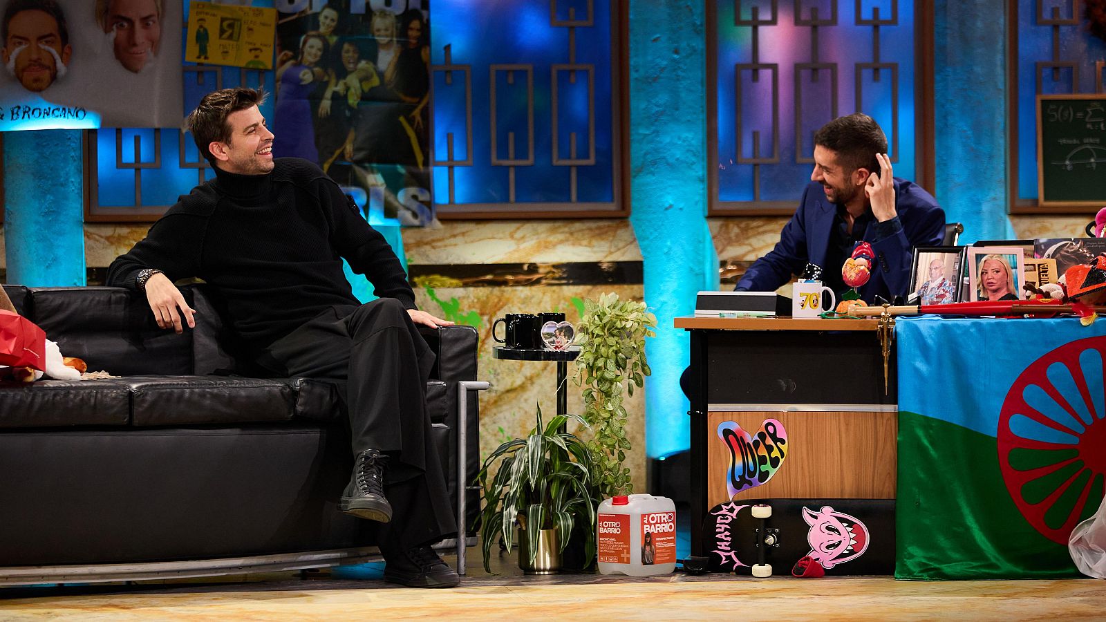 Gerard Piqué y David Broncano