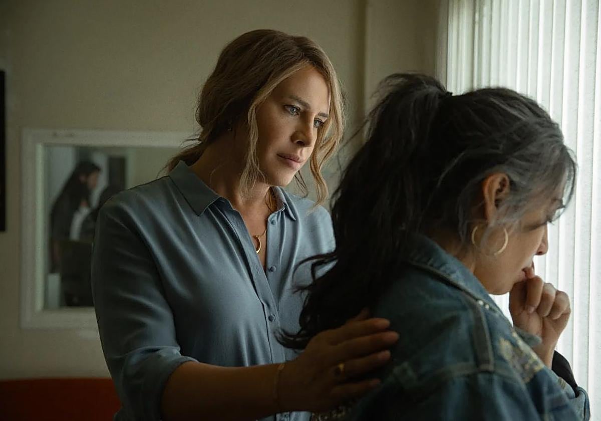 Karla Sofía Gascón y Adriana Paz en 'Emilia Pérez'