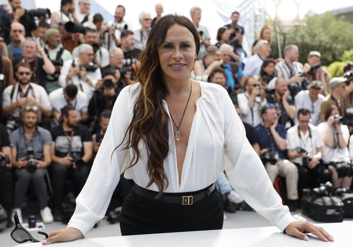 Karla Sofía Gascón, en el último Festival de Cannes