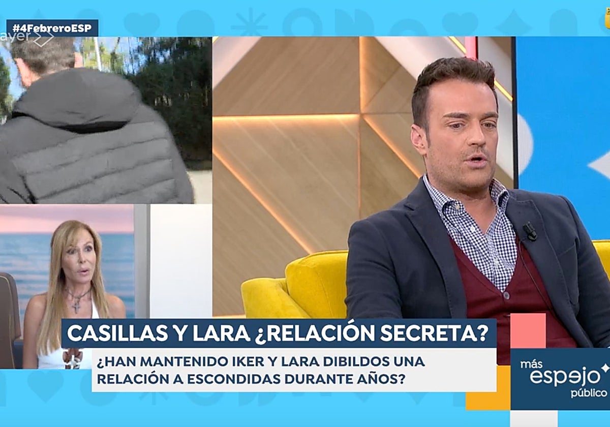 Miquel Valls, copresentador de 'Espejo Público', ha dado una información sobre Iker Casillas y Lara Dibildos.