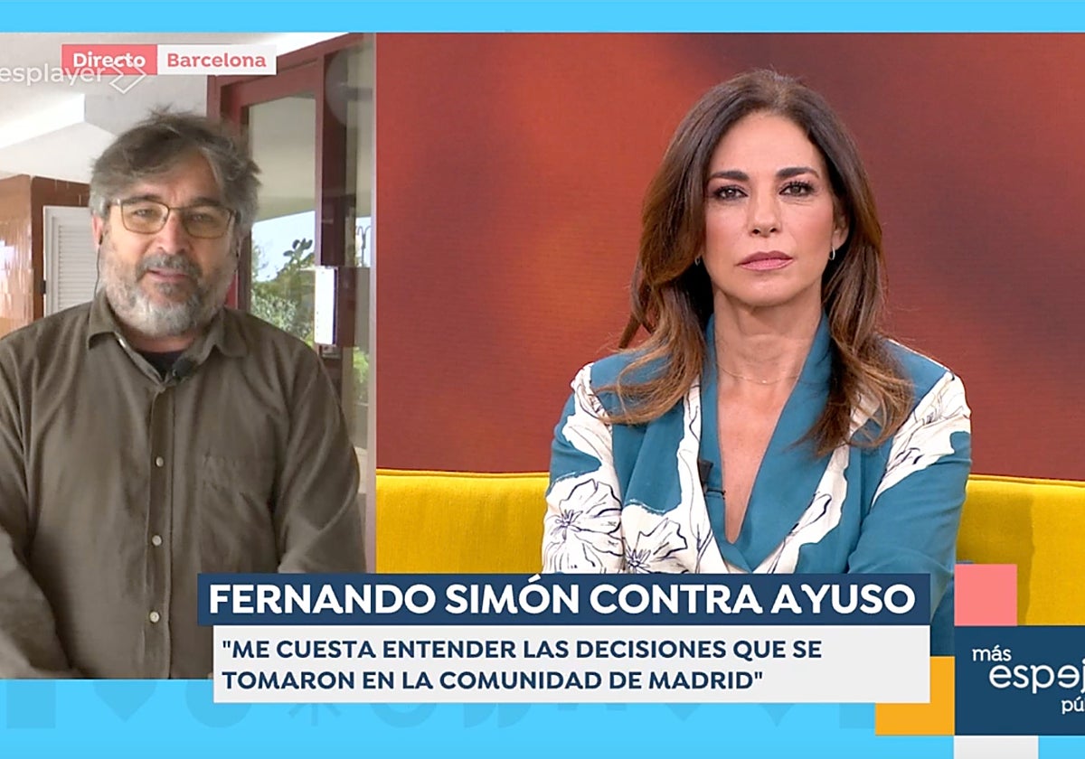 Mariló Montero y Jordi Évole se han 'enzarzado' en 'Espejo Público' por la entrevista a Fernando Simón'.