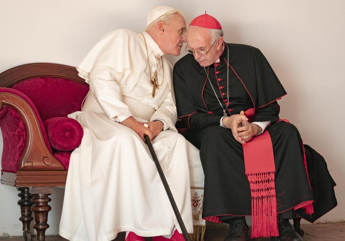 La película de Netflix que narra la relación entre el Papa Francisco y Benedicto XVI: un drama fascinante nominado los Oscar