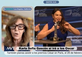 Karla Sofía Gascón en el punto de mira en la cuenta atrás para los Oscars: «Debería dar el paso, hablar en la alfombra roja y…»