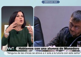 Beatriz de Vicente estalla al escuchar hablar a una alumna sobre las conductas de Monedero en la universidad