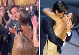 Halle Berry le devuelve el beso a Adrien Brody en los Oscars 22 años después