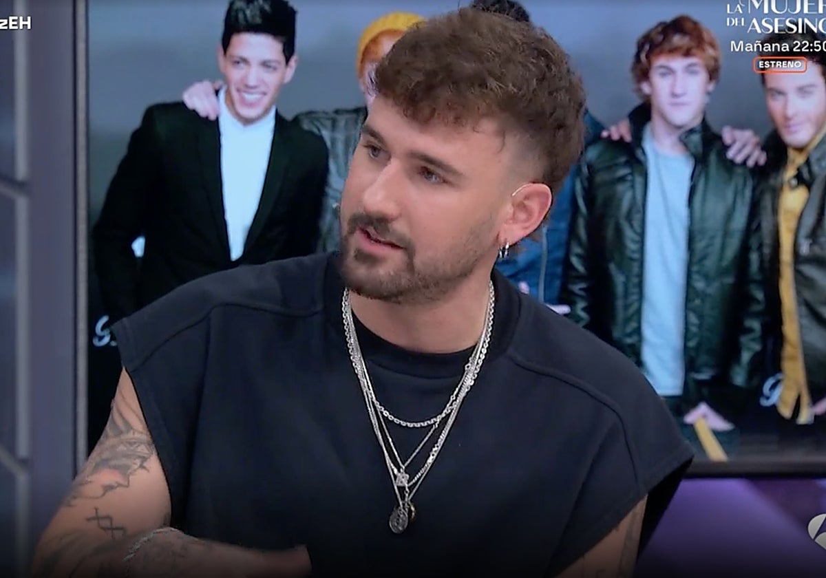 Dani Fernández visitando 'El Hormiguero'