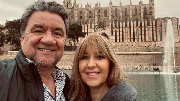 The chef Koldo Royo with his wife, Joana