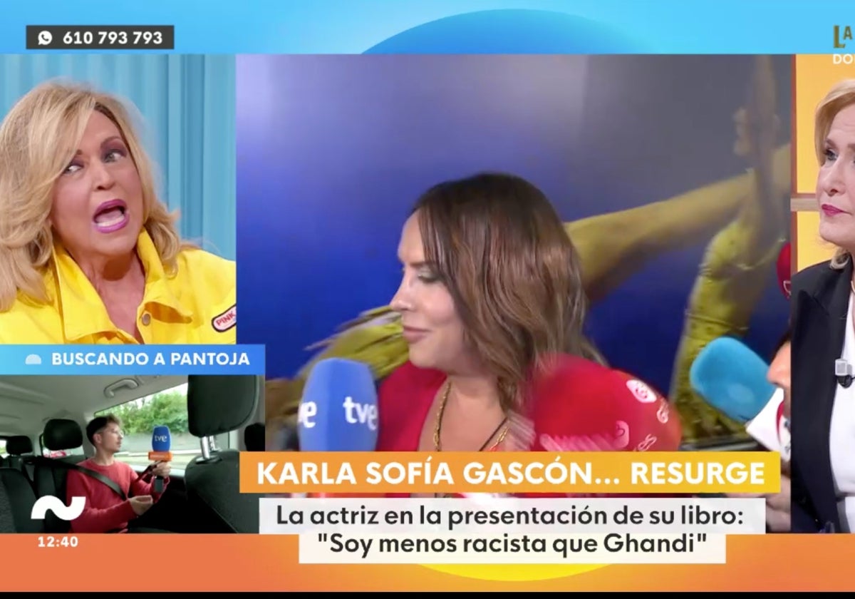 Lydia Lozano ha dado un brutal 'palo' a Karla Sofía Gascón desde 'Mañaneros'.