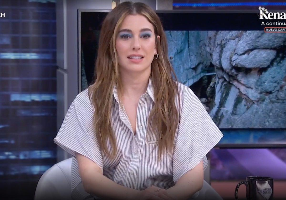 Blanca Suárez en 'El Hormiguero' presentando su nueva película, 'La huella del mal'