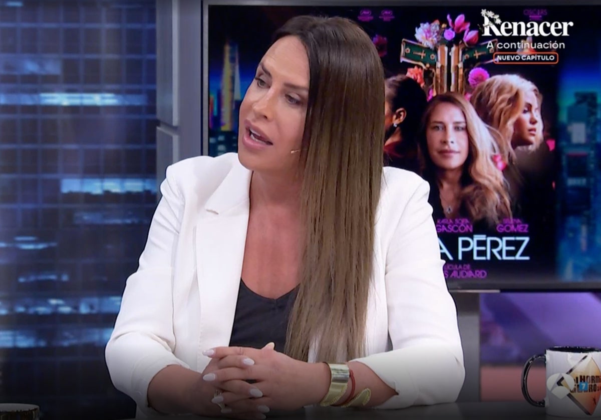 Karla Sofía Gascón en su segunda visita a 'El Hormiguero'