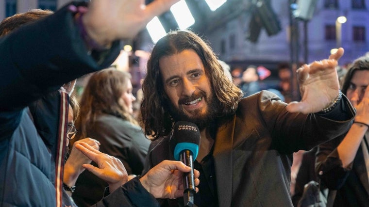 Jonathan Roumie durante la presentación de la quinta temporada de 'The chosen' en Madrid