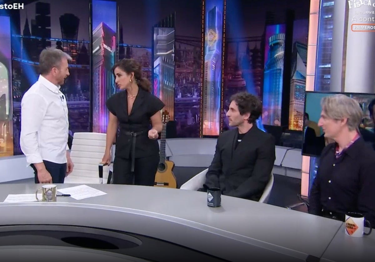Inma Cuesta, Quim Gutiérrez y Ernesto Alterio en 'El Hormiguero'