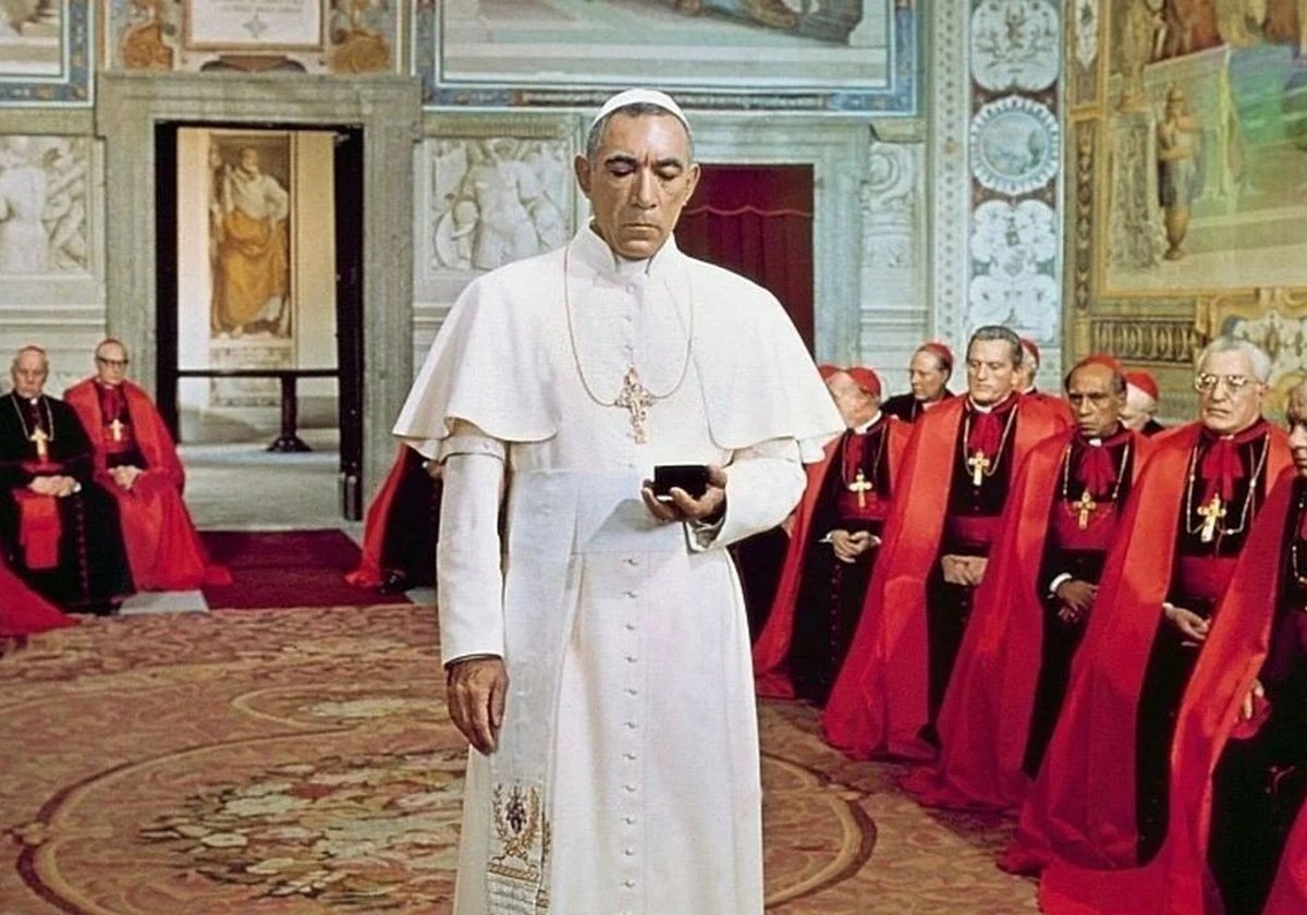 Anthony Quinn en 'Las sandalias del pescador'