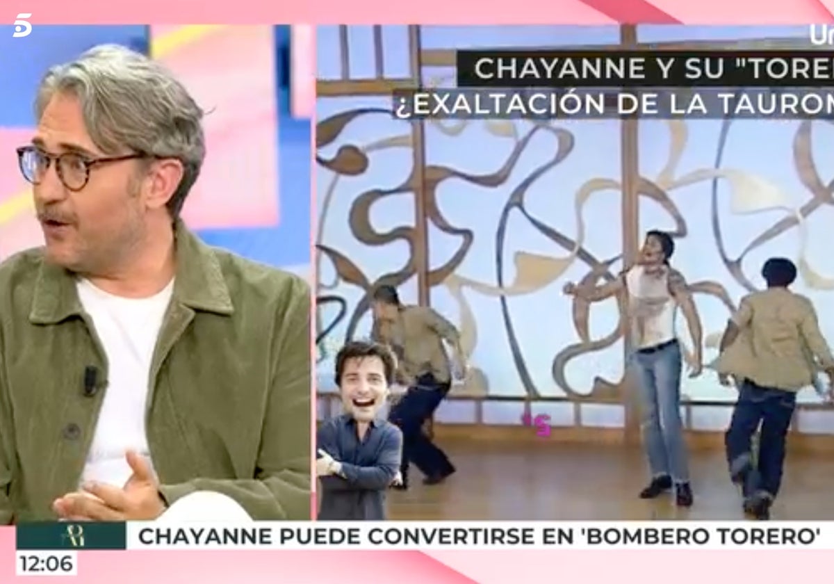 Máximo Huerta, colaborador de 'El programa de Ana Rosa', ha lanzado un dardo envenenado a TVE.